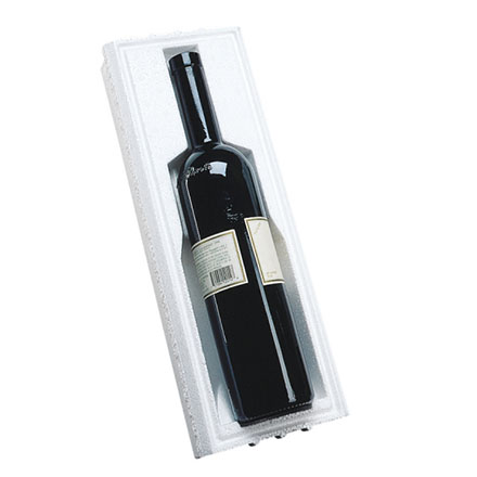 1 Bottle Foam Wine Shipper Insert - 1.5L