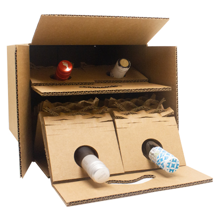 Corrugated Bottle Shipper Kits